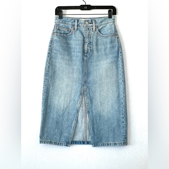 Denim Forum The '90s Halle Denim Skirt from Aritzia - Picture 5 of 12